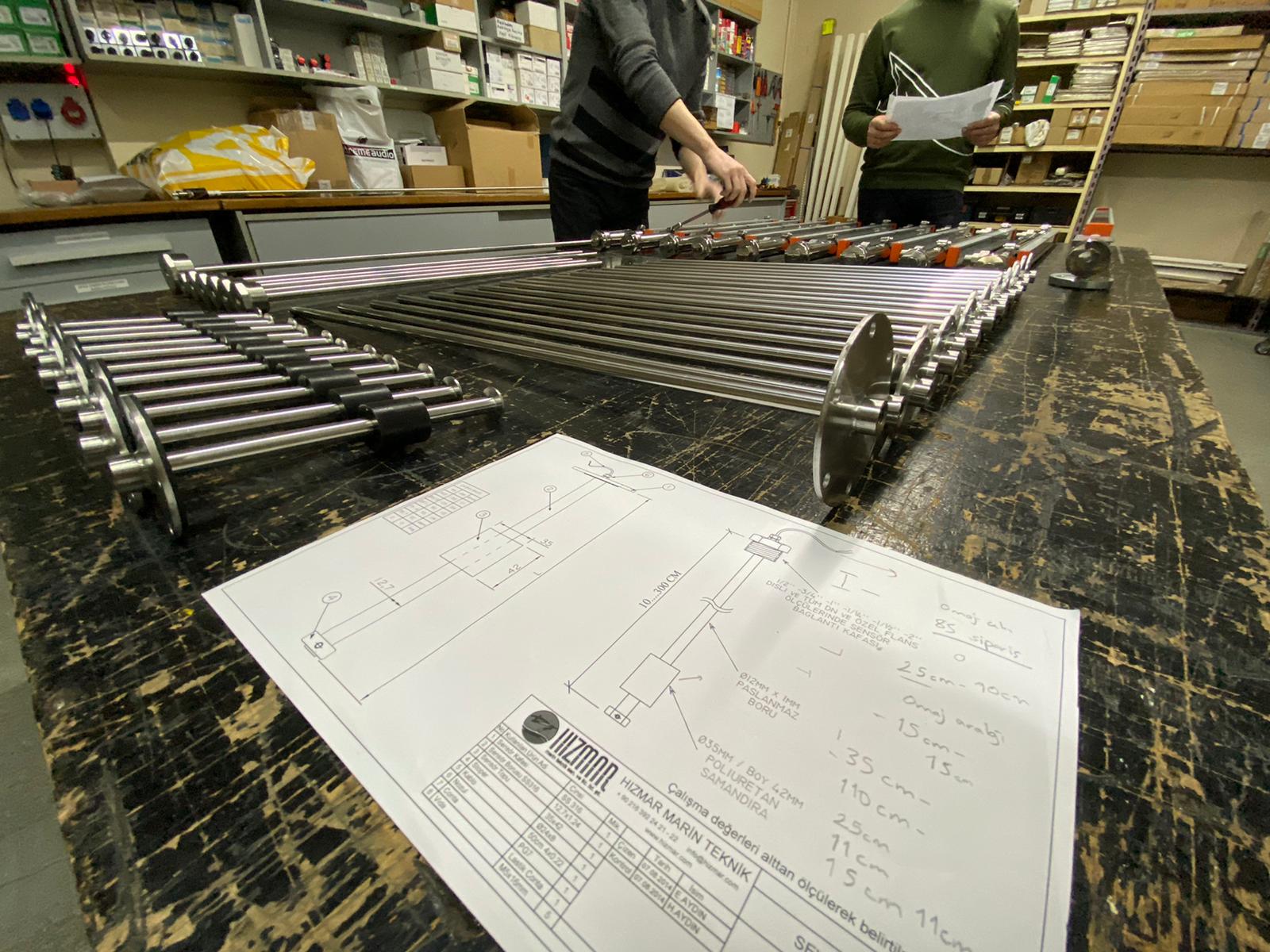 Seviye Sensörü Tasarım ve Üretimleri