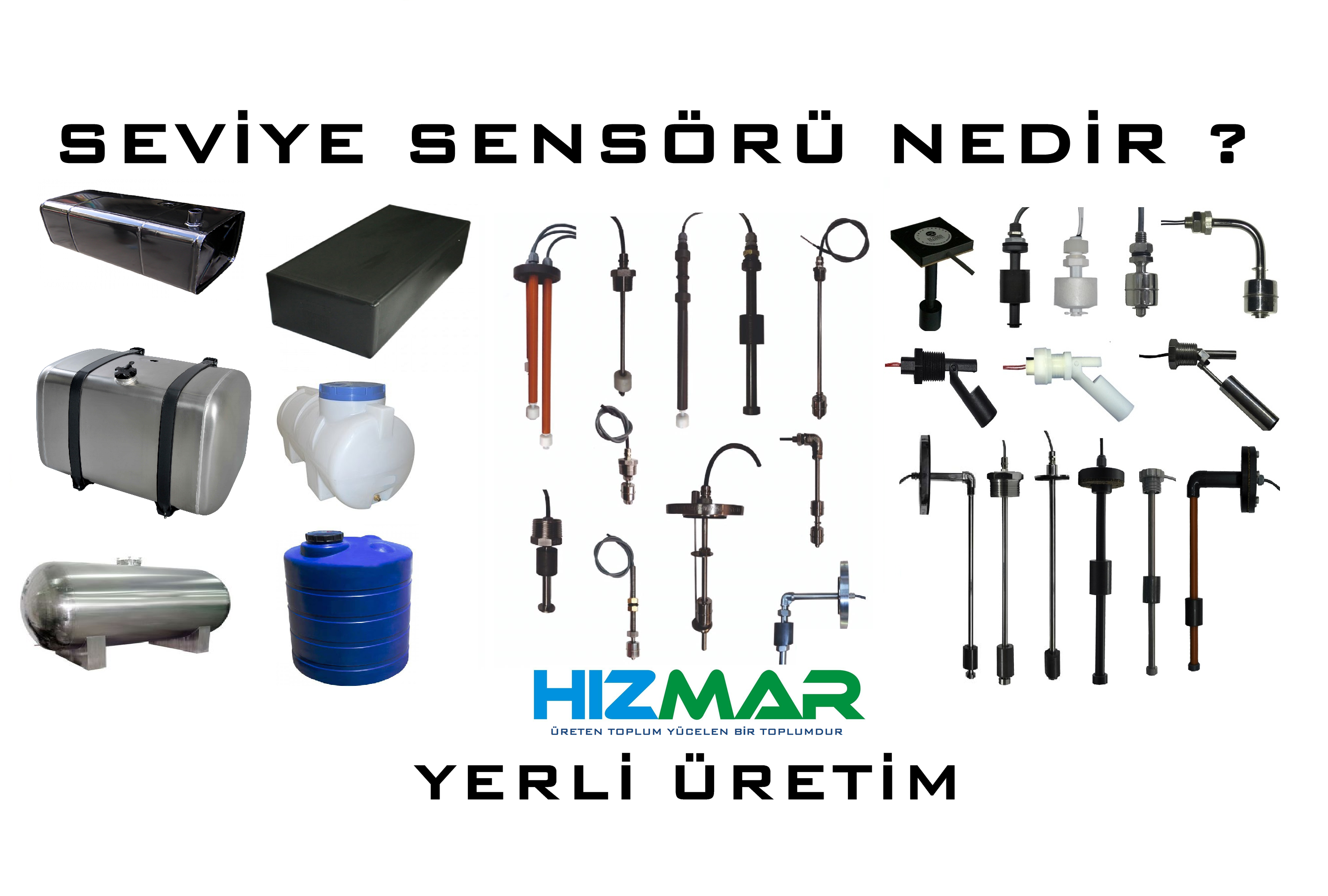 Seviye sensörü nedir? Çalışma prensibi ve kullanım alanları